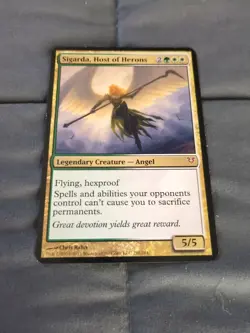 MTG 1x Sigarda Host of Herons - Avacyn Restored OVERSIZED Mythic LP - Image 1