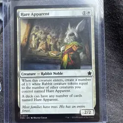 x1 Hare Apparent FDN Foundations MTG 15 COMMON M/NM 1x - Image 1