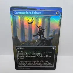 FOIL Commander's Sphere - Commander Masters [NM Borderless Art] - MTG - Image 1