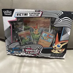 Pokemon Victini Illustration Collection Black Bolt and White Flare - Image 1