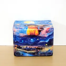 Pikachu Starry Night Deck Box - PU Leather - TCG/CCG Storage - Pokemon - Image 3