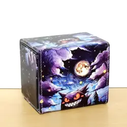 Gengar Starry Night Deck Box - PU Leather - TCG/CCG Storage - Pokemon - Image 1