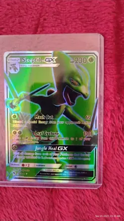 Lot Of 4 Pokemon Cards Sceptile, Grimmsnarl, Typhlosion, Thunderbolt - Image 2