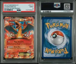 Pokemon 2014 XY Black Star Promo XY17 Holo Charizard EX PSA 9 - Image 3