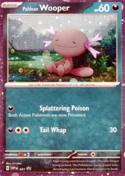 Pokemon TCG "Paldean Wooper" 041 Sv: Scarlet & Violet Promo Cards Holo! #041. NM - Image 1