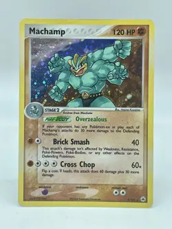 Machamp 9/101 EX Hidden Legends Holo Pokemon TCG WOTC Vintage 2004 LP/NM - Image 1