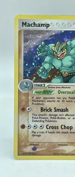 Machamp 9/101 EX Hidden Legends Holo Pokemon TCG WOTC Vintage 2004 LP/NM - Image 2
