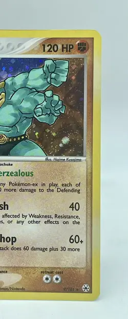 Machamp 9/101 EX Hidden Legends Holo Pokemon TCG WOTC Vintage 2004 LP/NM - Image 3
