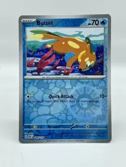 Buizel 048/197 Sv03: Obsidian Flames Pokemon TCG Reverse Holo Mint Unplayed - Image 2
