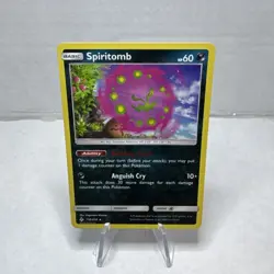 Pokemon TCG Spiritomb 112/214 SM - Unbroken Bonds Holo Rare Reverse Holo NM - Image 1