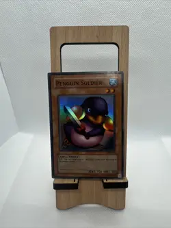 YUGIOH TCG PENGUIN SOLDIER SDJ-022 SUPER 1ST EDITION LP - Image 1