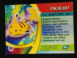 2004 Pokemon Topps Advanced Challenge Pikachu #53 - LP - Image 2