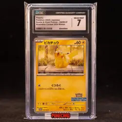 Pikachu PROMO-242/SV-P Pokemon Card Japanese CGC 7 #1 - Image 1