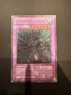 Yu-Gi-Oh Elemental Hero Aqua Neos 1st Edition POTD-EN031 EURO Ultimate Rare NM - Image 3