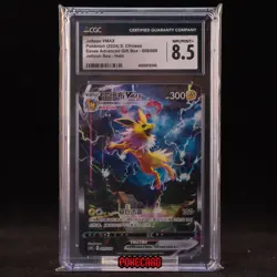 Jolteon VMAX CSHC-009/009 Pokemon Card Chinese CGC 8.5 #2 - Image 1