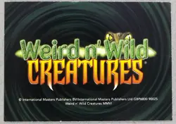 Weird N’ Wild Creatures Toxic Terrors Card # Crown of Thorns Starfish # 2006 - Image 2