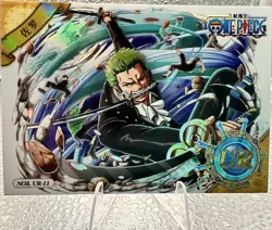 One Piece CCG Roronoa Zoro Holo Finish UR Rarity Collectible Card - Image 1