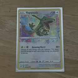 Pokemon TCG Rayquaza Amazing Rare Vivid Voltage Pokemon Card - Image 1