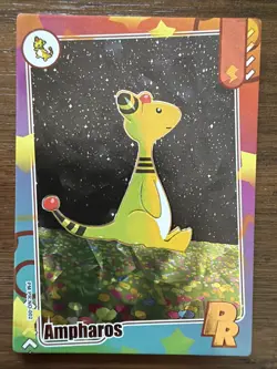 ⭐New! Ampharos PM-PR No. 002 PR Ice Holo Eif Origin 4.0 Non-TCG Pokemon Card - Image 1