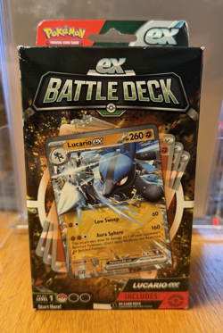 Pokemon TCG ex Battle Deck Lucario ex FACTORY SEALED 60 card set - Image 1