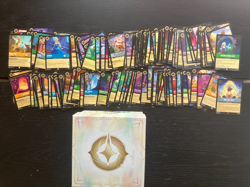 Disney Lorcana Fabled Common to Super Rare Lot of 135 Cards with Fabled Box - Image 1