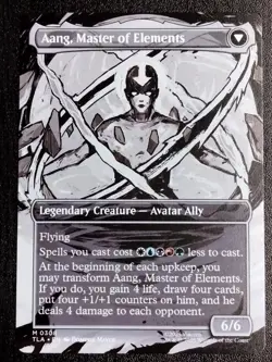 ~ Avatar Aang (Borderless) ~ NM ~ MTG: Avatar ~ MTG ~ - Image 2