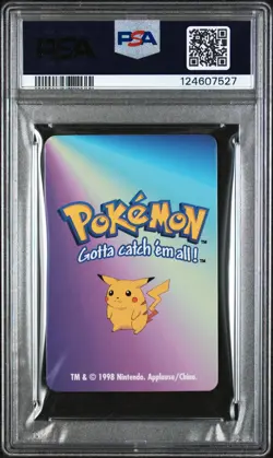 1998 KFC POKEMON CARD GAME #143 SNORLAX PSA 8 - Image 2