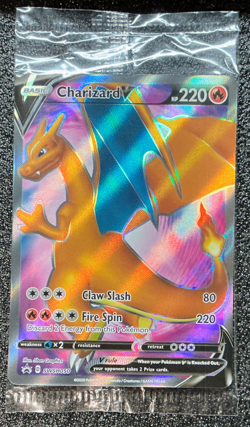 Charizard V - SWSH050 Holo - SWSH: Sword & Shield Promo Cards (SWSD) - Sealed - Image 1