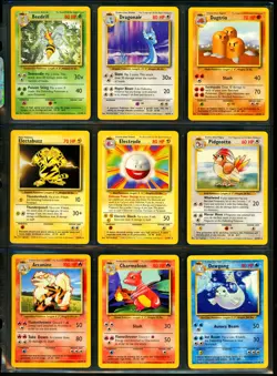 1999 Pokemon Base Set COMPLETE Unlimited Edition NON HOLO Cards 17-102 Rare MINT - Image 2