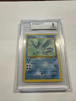Articuno Non Holo 2/62 BGS 8 - Pokemon 1999 Fossil Unlimited - NM-Mint Card - Image 1