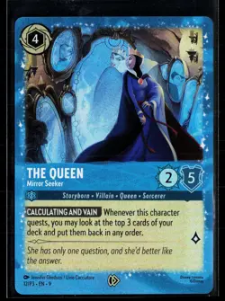 The Queen - Mirror Seeker 12 Promo Disney Lorcana Promo Cards Lorcana Holo NM - Image 1