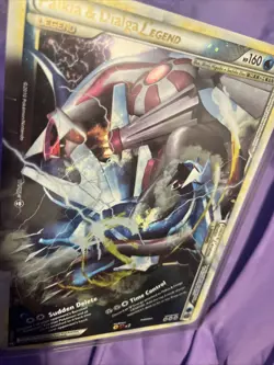 Palkia and Dialga Legend Oversize Jumbo Pokemon Card 160 HP 102/102 Holo Rare! - Image 4