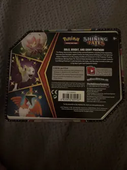 Empty Tin - Pokemon Trading Card Game Shining Fates Shiny Eldegoss - Image 2