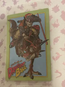 2-27 CR Son Goku on Dinosaur Dragon Ball Itajaga Vol.2 Plastic Trading Card New - Image 2