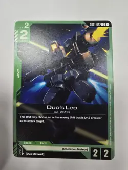 Duo's Leo GD01-042 - Newtype Rising Gundam Card Game - Image 1