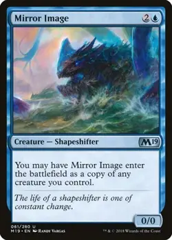 1x Mirror Image NM Eng MTG - Core Set 2019 - Image 1