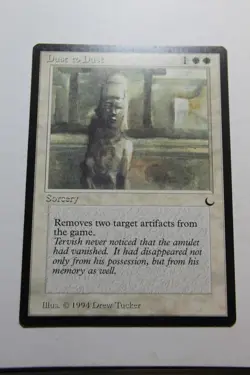MTG Dust to Dust x1- -The Dark-Lightly Played - Image 1