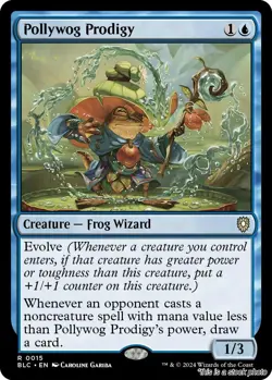 Pollywog Prodigy MTG Commander: Bloomburrow Rare NM Pck Fresh - Image 1