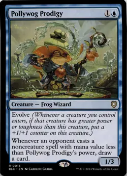 Pollywog Prodigy MTG Commander: Bloomburrow Rare NM Pck Fresh - Image 2