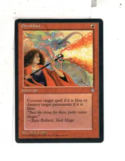MTG SkeenAB Pyroblast from Ice Age. LP. - Image 1