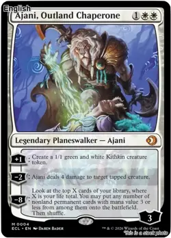 Ajani, Outland Chaperone EN [ECL - 4] - NM TCG MTG - Image 1