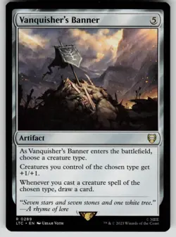 Vanquisher's Banner Commander: The Lord of the Rings 289 MTG NM - Image 1