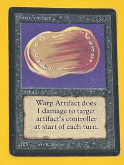 MTG WARP ARTIFACT Beta (OldManMTG 004-966) - Image 1