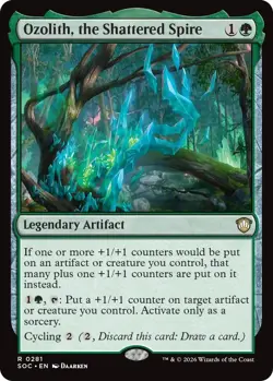 Ozolith, the Shattered Spire [SOC - 281]Commander: Secrets of Strixhaven - Image 1