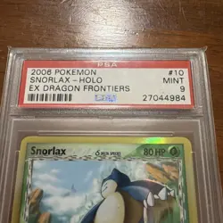 Pokemon TCG Cards Snorlax 10/101 Dragon Frontiers Holo Rare EXC-NM - Image 1