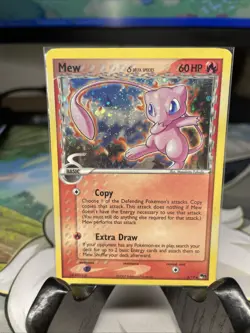 Pokemon Mew Pop Series 5 Holo Rare #3 Inverted Back Error - Image 1