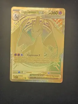 Mega Charizard Y ex 294/217 Mega Hyper Rare Ascended Heroes Pokemon! - Image 1