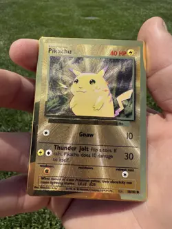 Pokemon Pikachu TCG Gold Metal Celebrations Ultra Premium Collection Card 58/102 - Image 1