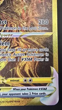 Pokemon Giratina VSTAR Secret Rare Holo Crown Zenith Galarian Gallery GG69/GG70 - Image 3