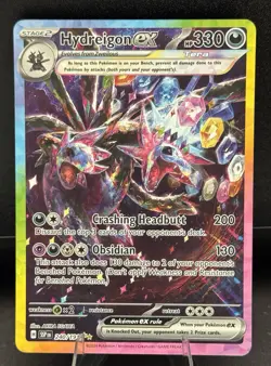 Pokemon TCG Hydreigon EX Holo Card Sir 240/191 SV08 Surging Sparks NM Condition - Image 1